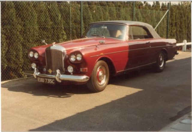                         bentley s3 continental conv.   1965
            